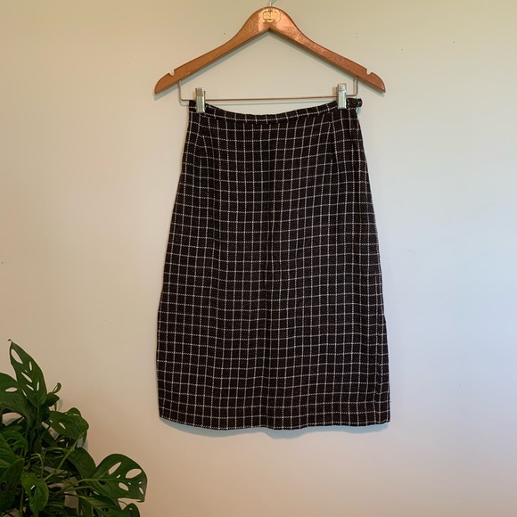 Vintage high-waisted Skirt (size 2 / 26 / S) - Picture 1 of 5